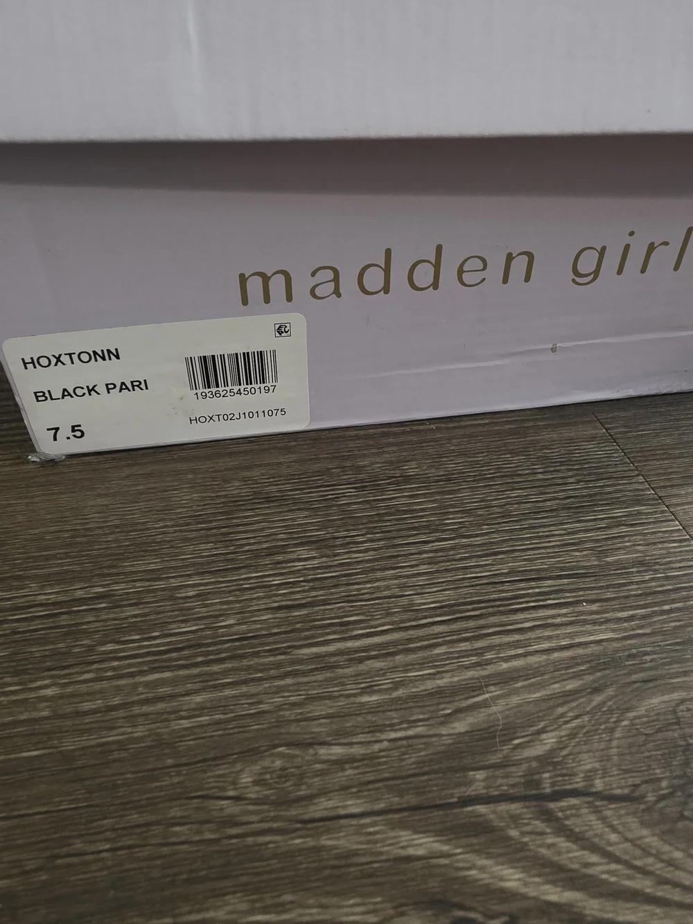 Madden Girl Black Lug Sole Chain Loafer